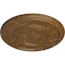 Ekena Millwork Federal Roped Large Medallion (Canopies up to 7 3/4"), 17 3/8"OD x 1 1/8"P, Smokey Topaz Crackle CM17FESTC - alternate 3